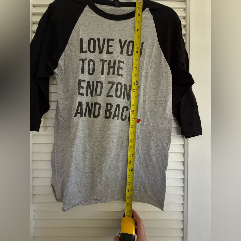 Football Raglan Tee 3/4” - Picture 4 of 7
